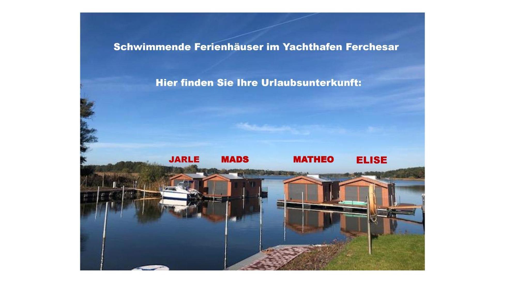 Haus Auf Dem See Elise, Matheo, Mads, Und Jarle Ferchesar エクステリア 写真